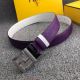 AAA Fendi 3.5cm Women's Belt - Purple Leather SS Buckle (3)_th.jpg